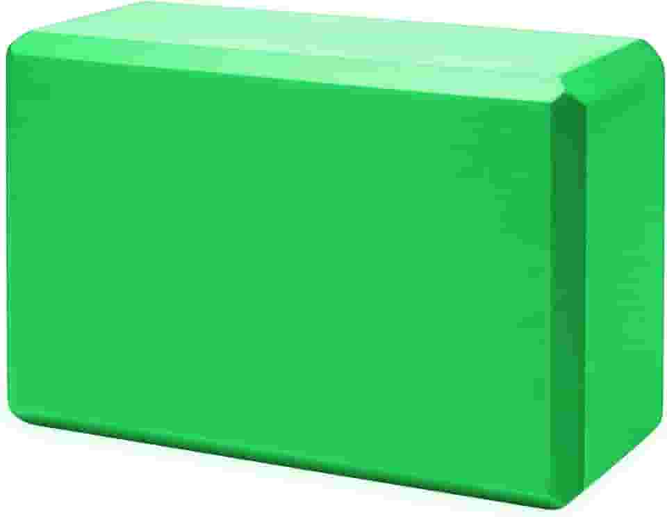 JustGoFit Tijolo de Yoga EVA Alta Densidade – Acessório para Pilates, Alongamento e Exercícios Funcionais