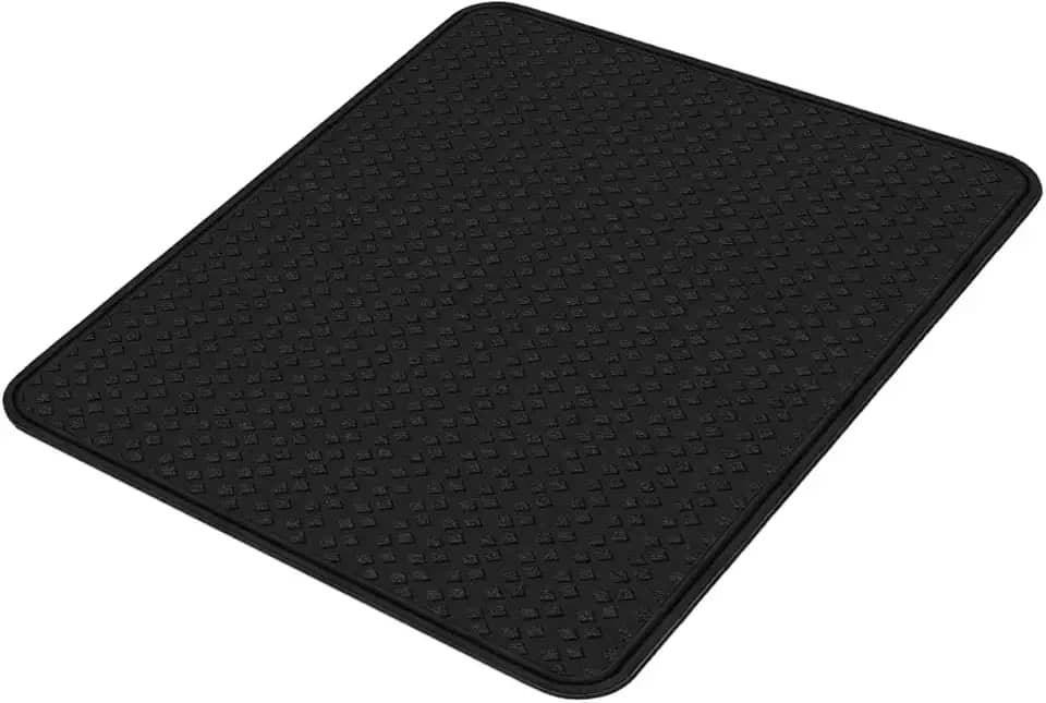 Tapete Coletor de Areia para Gatos Limpa Patas YOLOPET – Preto, Tamanhos Variados, Impermeável, Fácil de Limpar (Losango, M (60x45 cm))