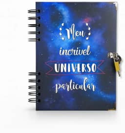 Diário com cadeado Sem Pauta