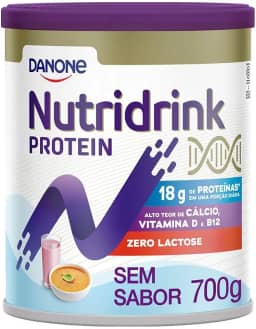 Nutridrink Protein, Danone Nutricia, Suplemento Alimentar Proteico em Pó sem Sabor, 700g