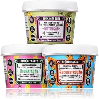 Lola Cosmetics Kit Cronograma Capilar Be(m) dita Ghee (3 Produtos)