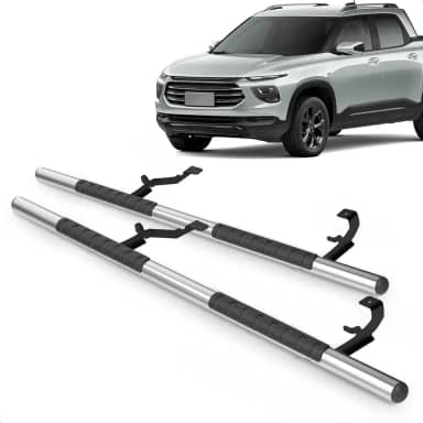 Par Estribo Lateral Tubular 2.1/2' Cromado Montana 2023 A 2025 Aço Carbono Kit Fixação Incluso