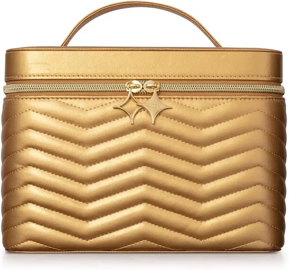 Eudora Maleta de Maquiagem Dourada