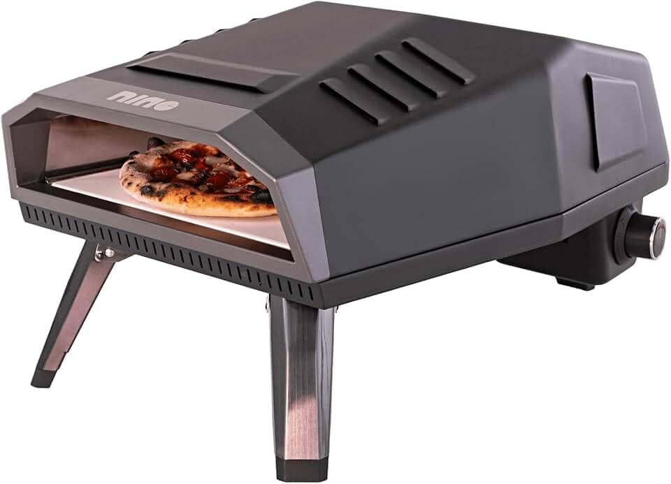 Forno de Pizza Nino a Gás com Pedra Refratária Quadrada CFBM PO-300 SV G - Alta Performance Até 526°C