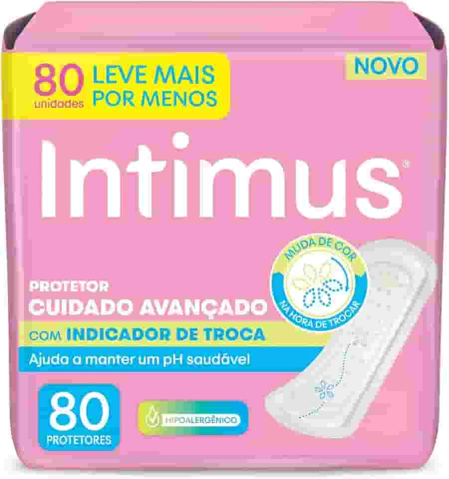Intimus Protetor Diário com Indicador de Troca - 80 unidades