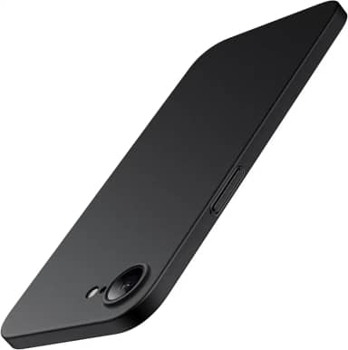 JETech Capa Ultra Slim para iPhone 16e 6,1 Polegadas 2025, Case Proteção Total da Lente da Câmera, Capinha Leve e Minimalista em PP Rígido com Acabamento Fosco (Preto)