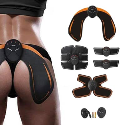 Tonificador Muscular 5 Em 1 Abdominal Estimulo Eletrico Abdomen Pernas Bumbum