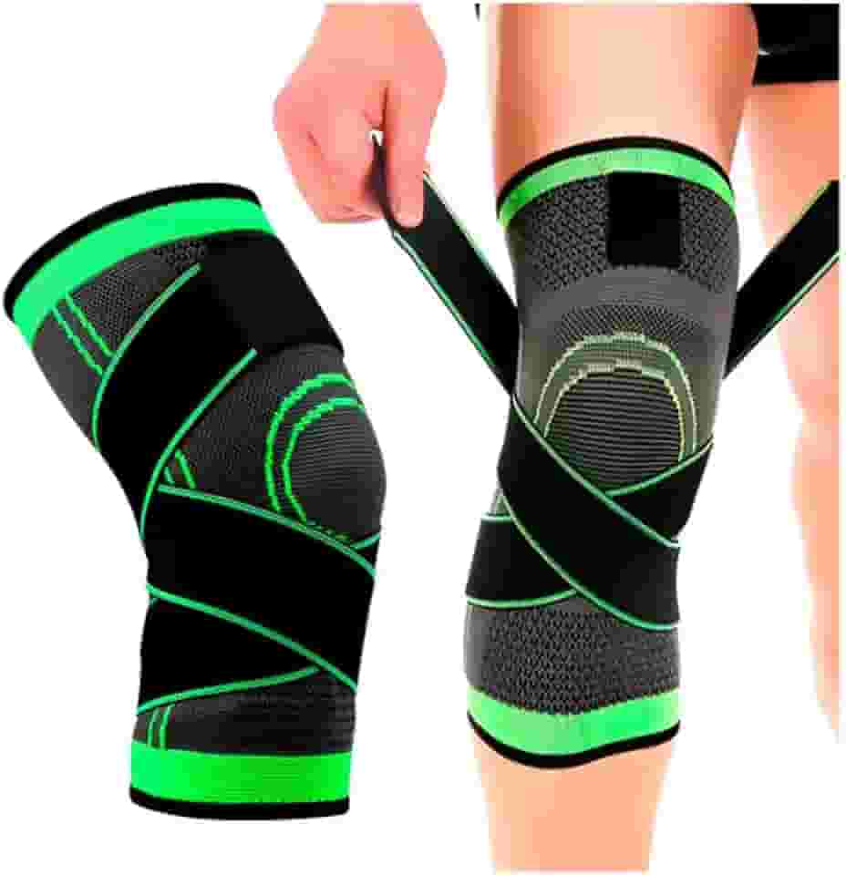 Joelheira Ortopédica Esportiva de Compressão com Estabilizador Proteção para Treino e Recuperação Premium