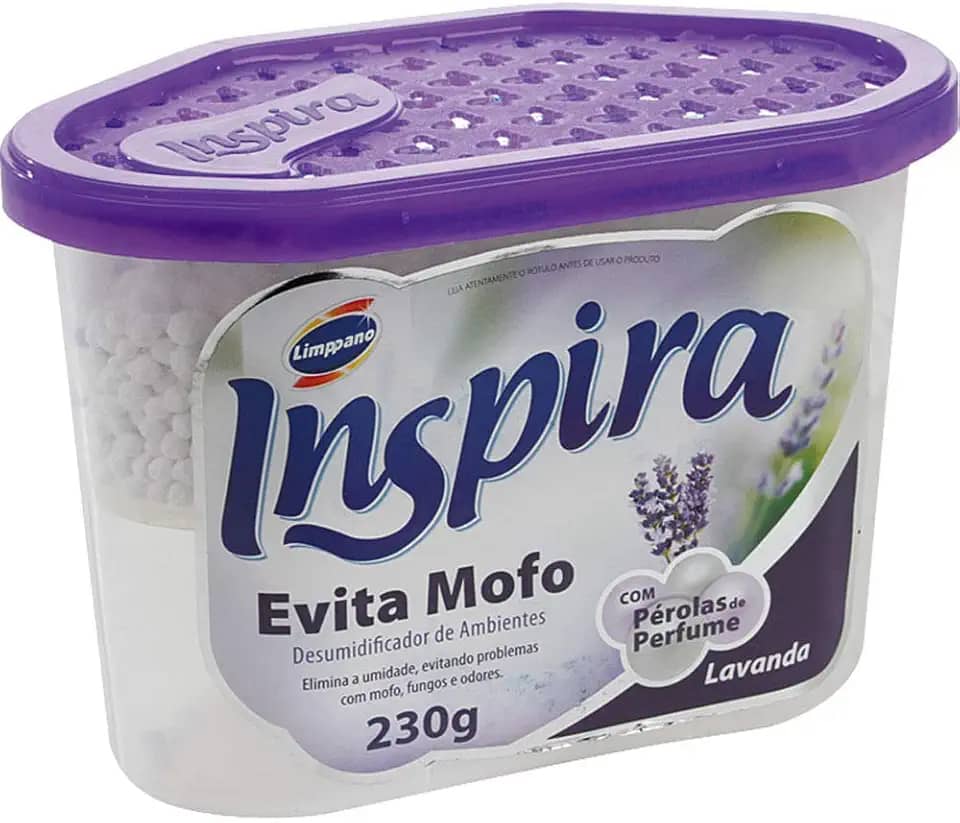 Limppano Evita Mofo Desumidificador Inspira 180G - Fragância: Lavanda