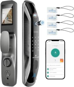 Fechadura Digital Biométrica Wi-Fi Inteligente, X2 Fechadura Digital Inteligente Ambiente Conectado com Biometria, Tuya APP