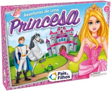 Jogo de Tabuleiro Aventuras De Uma Princesa