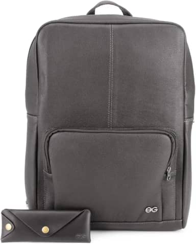 Mochila De Couro Legítimo Bolsa para Notebook Executiva Slim