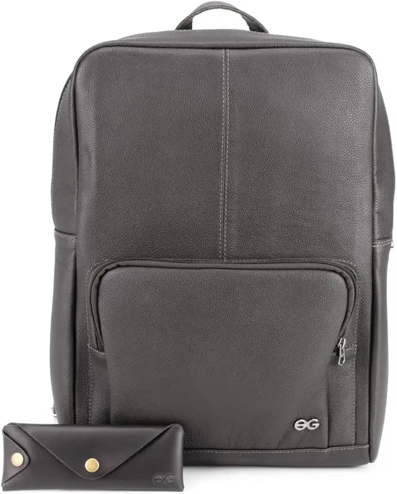 Mochila De Couro Legítimo Bolsa para Notebook Executiva Slim