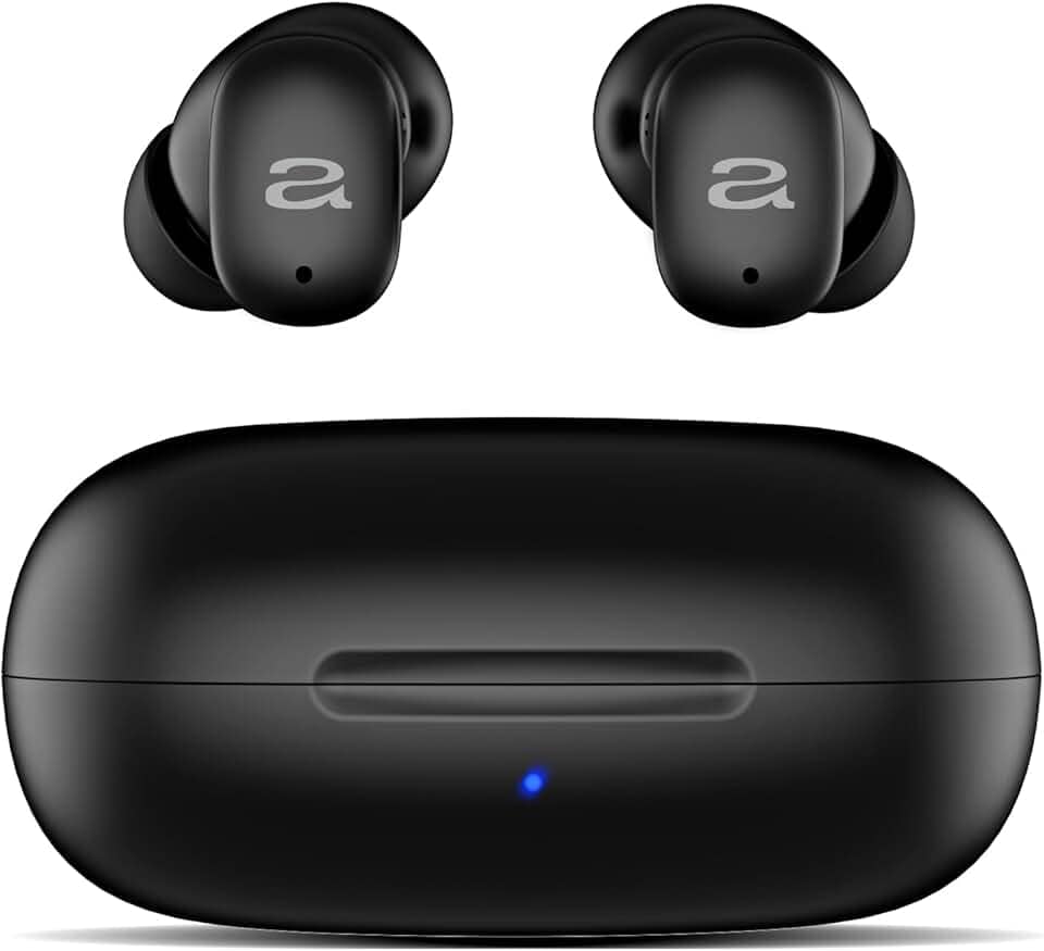 AIWA, Fone de ouvido EB-03-B, Bluetooth, c/cancelamento de ruído, 25 horas de bateria, IPX5, sem fio