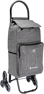 Carrinho de Compras Feira Multiuso Artiko Go Sobe Escada Até 40kg (Cinza)