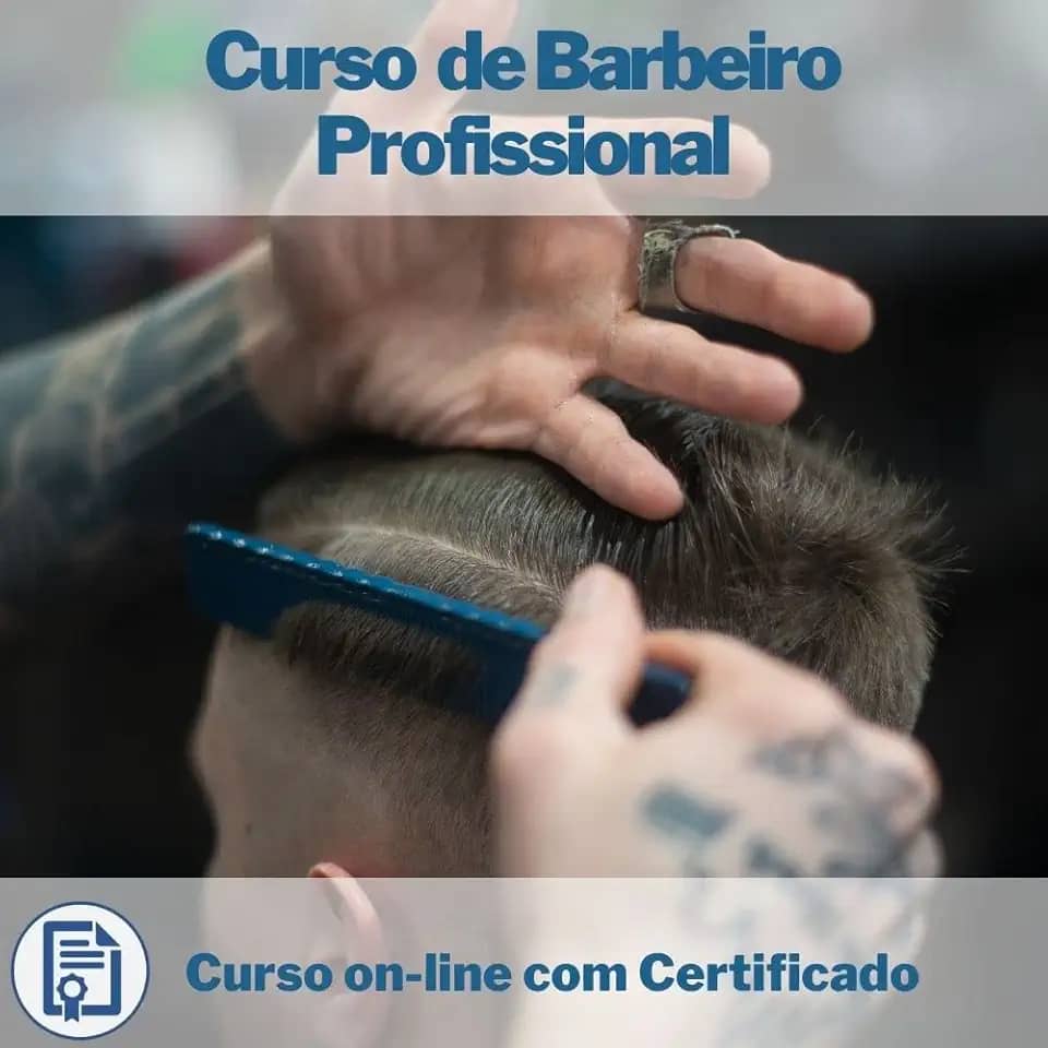 Curso on-line de Barbeiro Profissional com Certificado