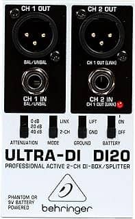 Behringer DI20 Direct Box Ativo