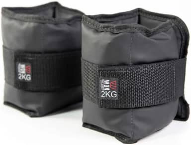 Par Caneleira de Peso 2 Kg Tornozeleira de Peso, Glúteos, Treino em Casa, Treino para Pernas, Academia, Fitness, CrossFit, Musculação, Funcional