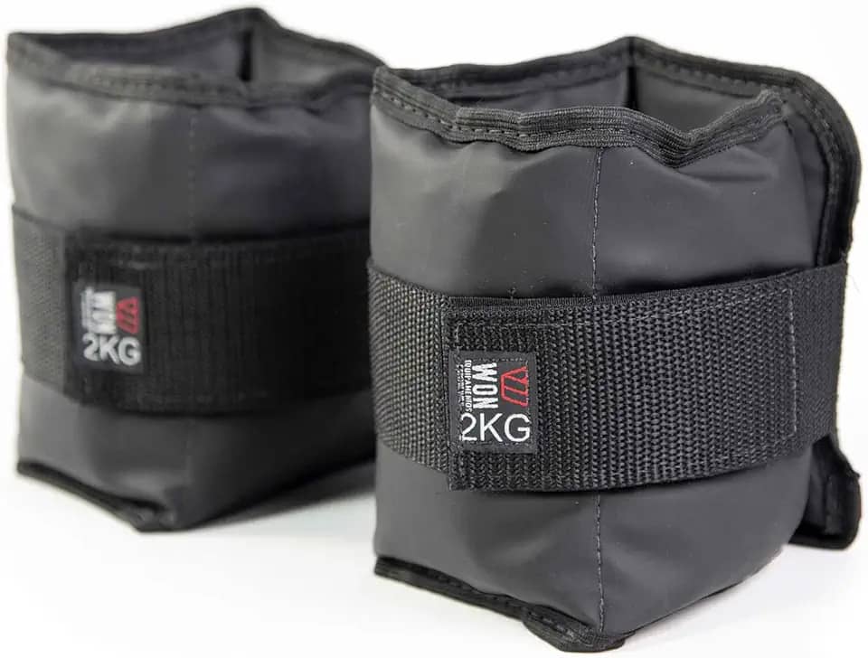 Par Caneleira de Peso 2 Kg Tornozeleira de Peso, Glúteos, Treino em Casa, Treino para Pernas, Academia, Fitness, CrossFit, Musculação, Funcional