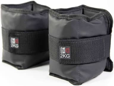 Par Caneleira de Peso 2 Kg Tornozeleira de Peso, Glúteos, Treino em Casa, Treino para Pernas, Academia, Fitness, CrossFit, Musculação, Funcional