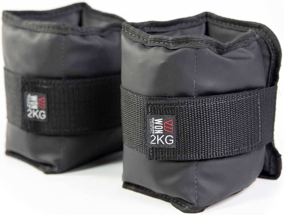 Par Caneleira de Peso 2 Kg Tornozeleira de Peso, Glúteos, Treino em Casa, Treino para Pernas, Academia, Fitness, CrossFit, Musculação, Funcional