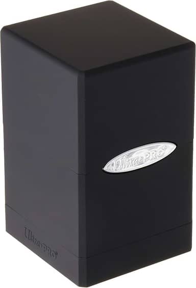 Ultra Pro Satin Tower Deck Box | Black | 1-Pack