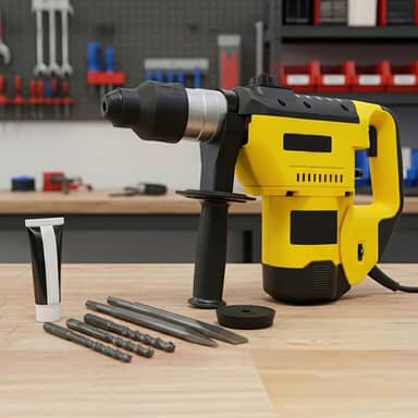 Martelete Perfurador Rompedor Furadeira 1550W 5J 7kg Profissional Com Maleta 110v