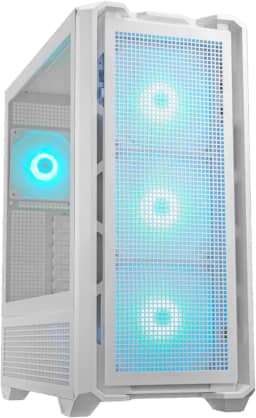 Gabinete Gamer Cougar, MX600, RGB, Lateral de Vidro, Full-Tower, 4x Fans, White