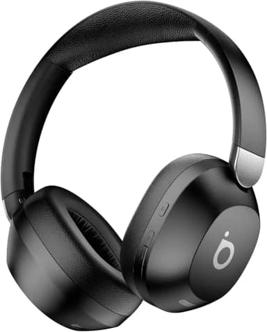 Basike Fone de Ouvido Bluetooth 5.4, ANC Cancelamento de Ruído Ativo Headphone com Microfone, Certificação Hi-Pure Audio, 30 horas reprodução, LE15 (Preto)