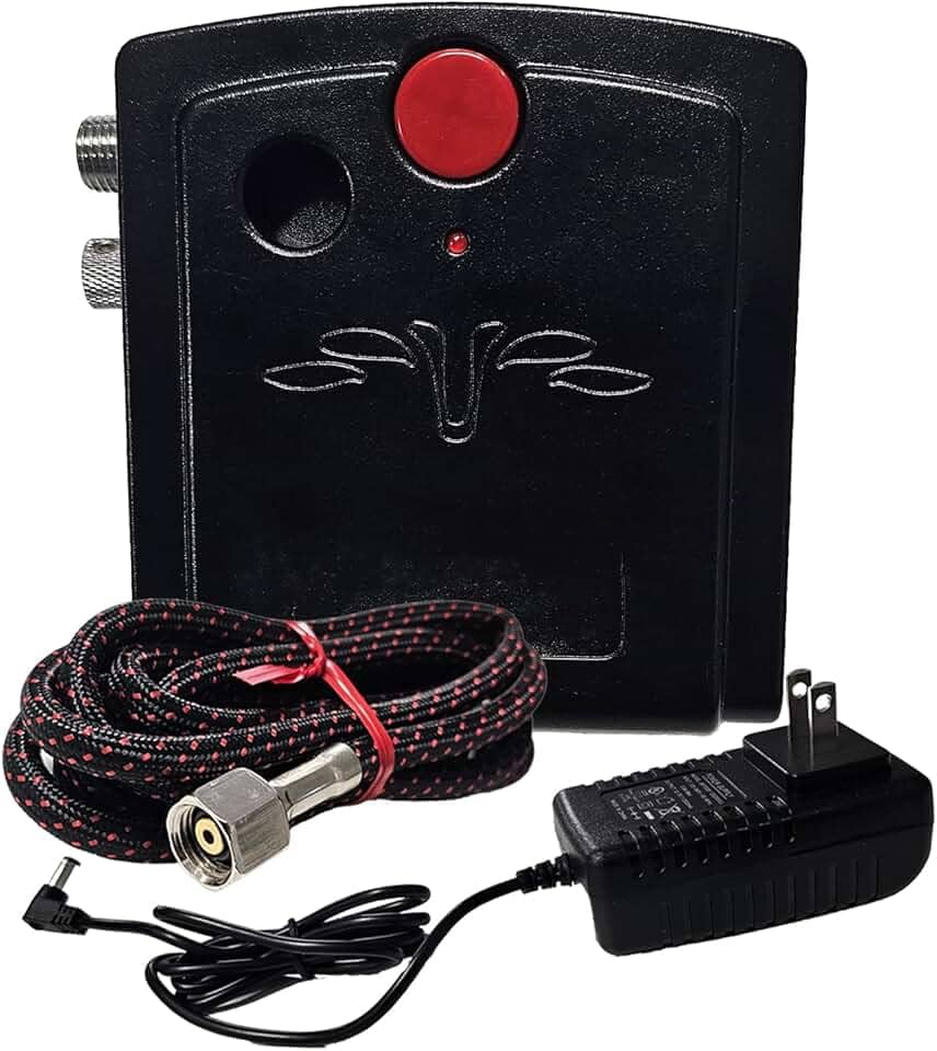 Paasche Compressor de aerógrafo, preto