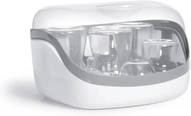 Chicco Esterilizador A Vapor Para Micro-Ondas – Remove 99 9% Da Sujeira Rapidamente E Naturalmente Com O Poder Do Vapor Branco/Cinza