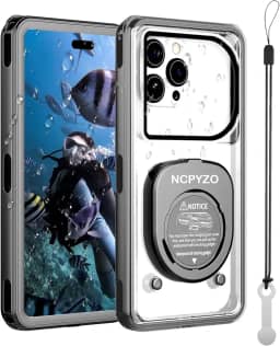 NCPYZO Capa de telefone à prova d'água, proteção de telefone IPX8 ideal para mergulho com snorkel, mergulho e atividades aquáticas, adequada para iPhone, Samsung, Motorola e todas as séries de