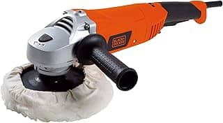 BLACK+DECKER Politriz Orbital 180mm, Lixadeira Ideal para Trabalhos em Marcenaria, Funilaria e Polimentos, com Maleta de Ferramentas, Potência 1.300W, Modelo WP1500K-BR, 110V