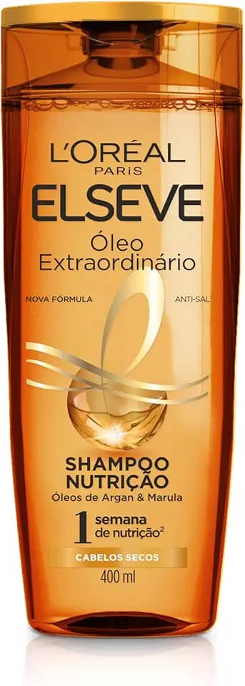 Shampoo L'Oréal Paris Elseve Óleo Extraodinário, 400ml