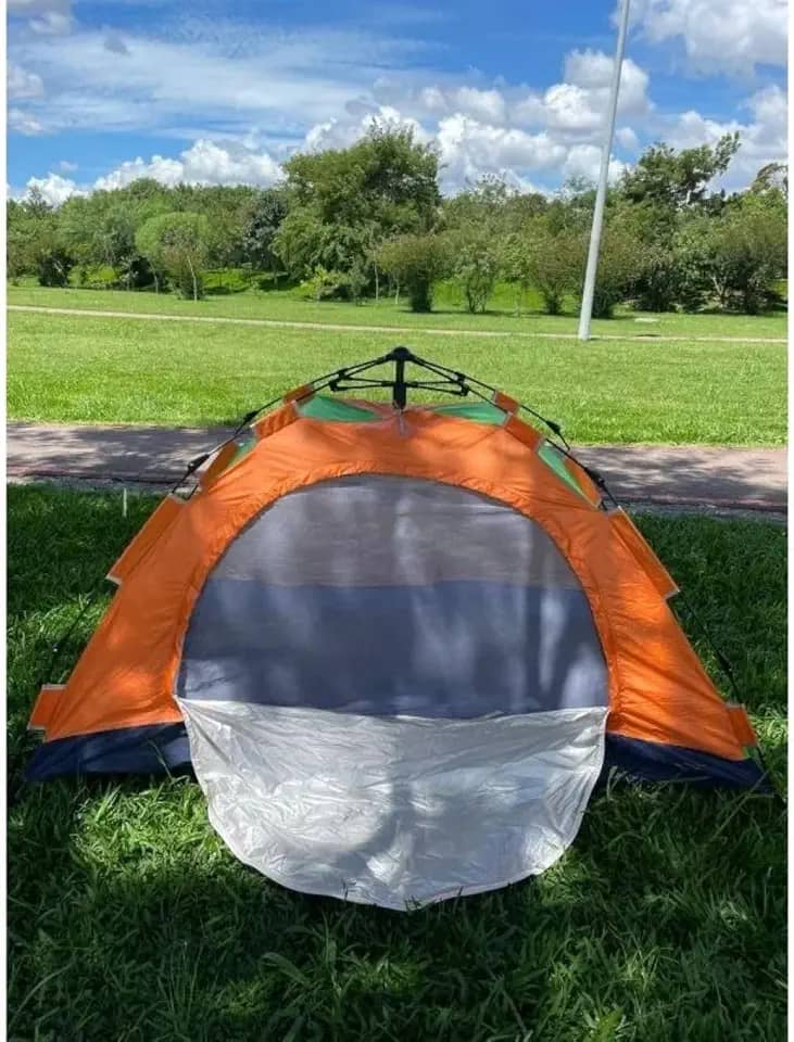 Barraca de Camping Semi Automática para 2 Pessoas, 1,70m x 1m x 1,20m, Poliéster