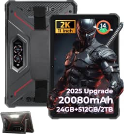 HOTWAV R9 Plus Tablet robusto 11 polegadas Android 14 Tablets, tablet impermeável 20080mAh, 2K 24GB + 512GB/2TB TF Work Tablets, 64MP + 16MP Octa-Core IP68&IP69K/4G Dual SIM/5G WiFi/Face ID/GPS/OTG