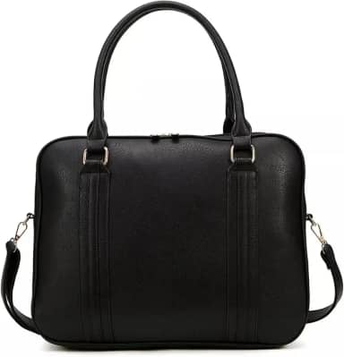 Bolsa Feminina Pasta Executiva para Notebook até 15.6” Reforçada Couro Ecológico para Trabalho, Reuniões e Dia a Dia