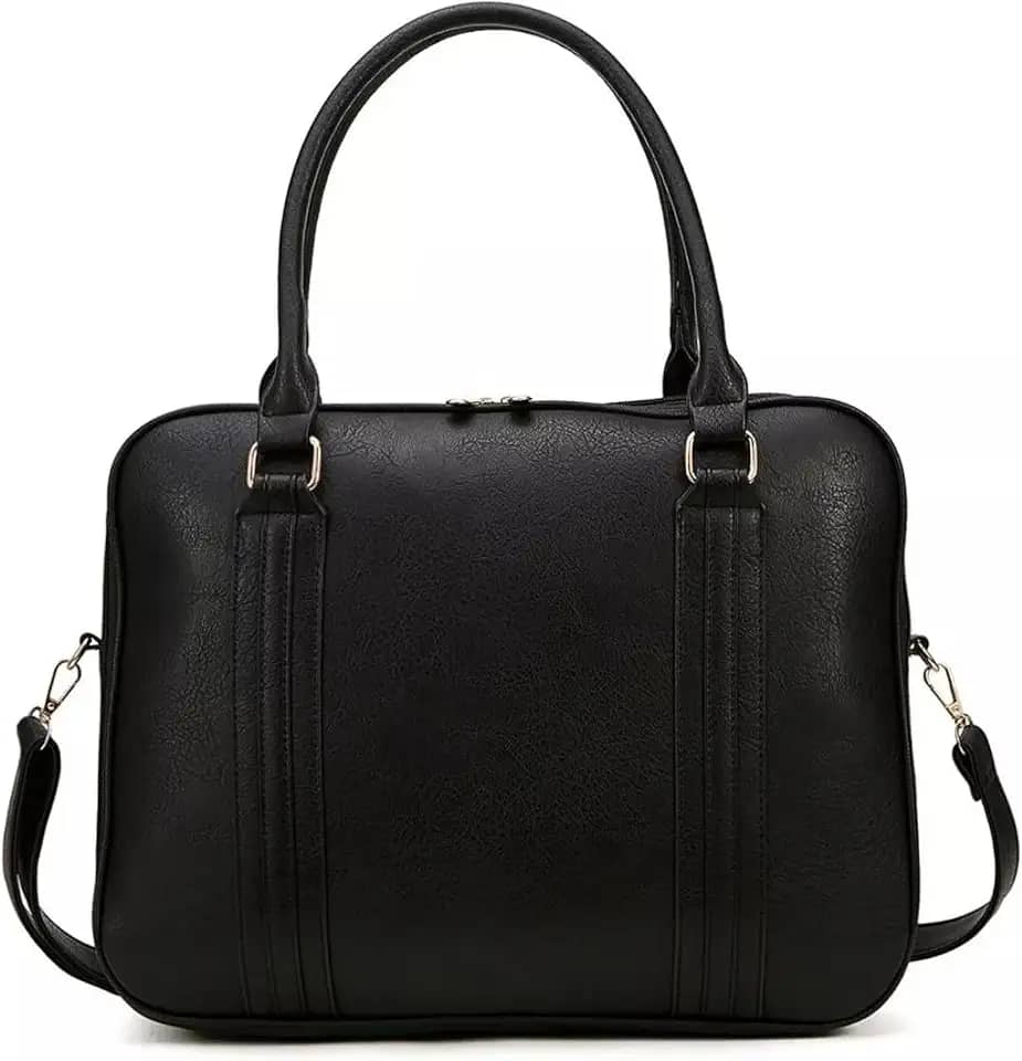 Bolsa Feminina Pasta Executiva para Notebook até 15.6” Reforçada Couro Ecológico para Trabalho, Reuniões e Dia a Dia