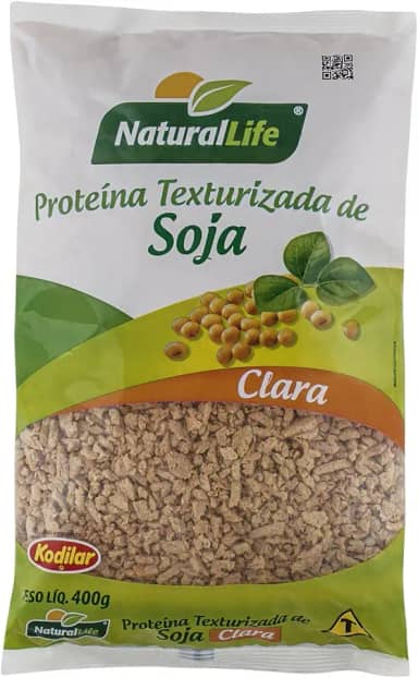 Proteína Texturizada de Soja Média Clara - Natural Life - 400g
