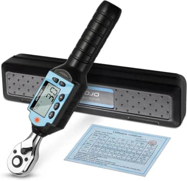 GOYOJO Chave de torque digital de 30 Nm/6,7 m.lb - Ferramenta profissional de alta precisão para automotivo, motocicleta, bicicleta e bricolage (1/4-30 Nm)