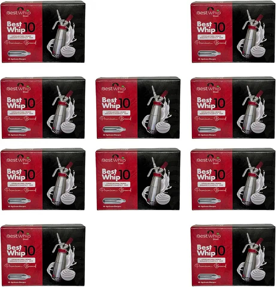 Cápsulas de Gás para Chantilly BestWhip para Sifão 100un