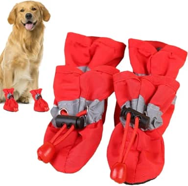 cachorro, botas chuva cachorro cachorro | Botas e protetores patas para cães, protetores patas para cães à prova d'á com cordão ajustável, sapatos para