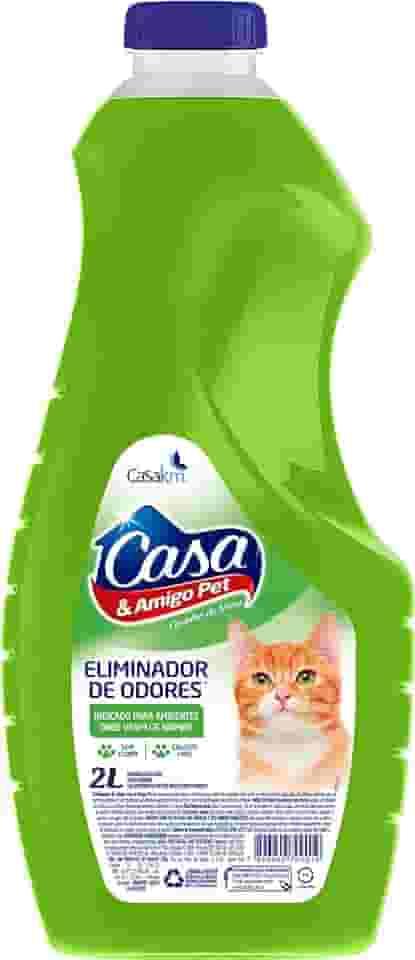 CASA&AMIGO PETS GATOS ELIMINADOR DE ODORES CARINHO DE MIAU 2L