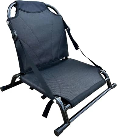 Assento para Caiaque/canoa com Alças Ajustáveis, Assento para Pescador com Encosto para Arquibancadas de Pesca em Estádios E à Deriva.