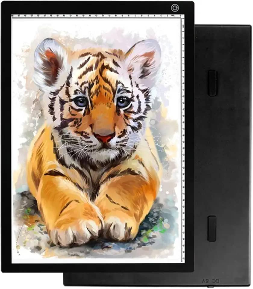 Mesa Led A4 3 Níveis de Iluminação Luz Transposição Desenho Profissional