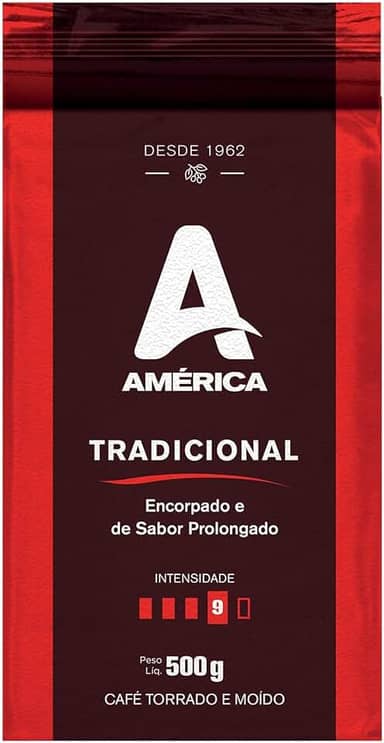 América Café Torrado E Moído Vácuo Clássico 500 G