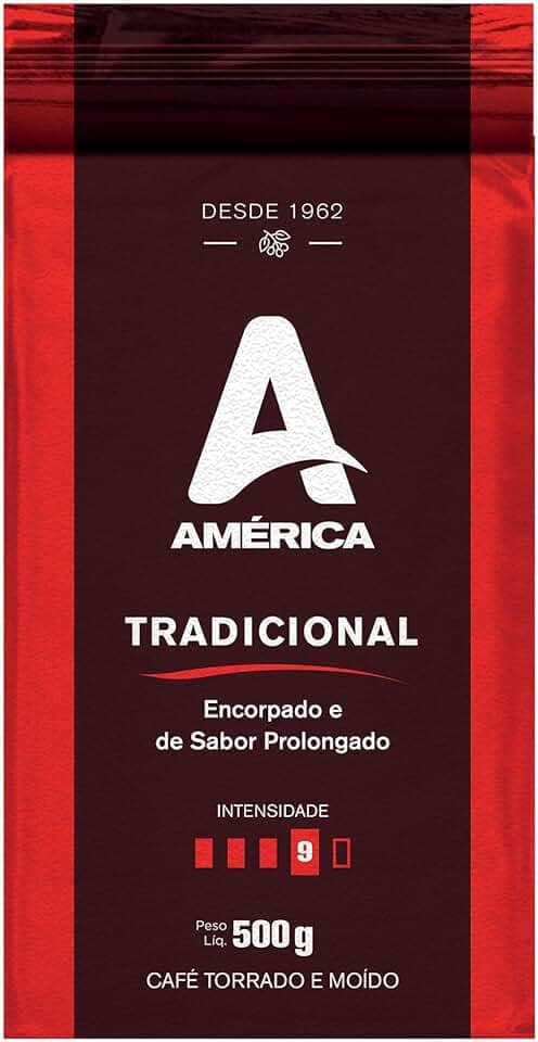 América Café Torrado E Moído Vácuo Clássico 500 G