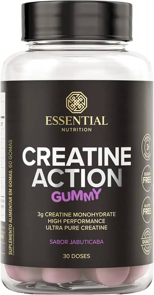 Creatina Creatine Action Gummy sabor Jabuticaba - Essential Nutrition