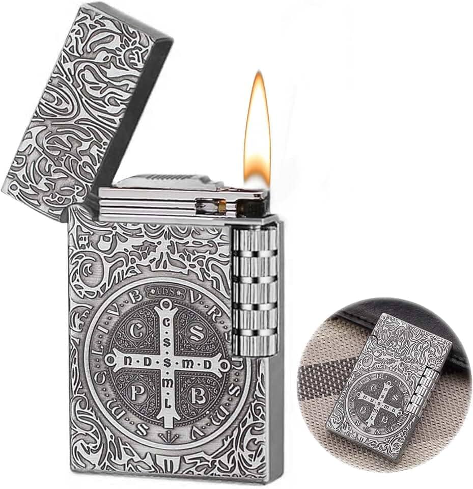 Isqueiro de tocha de cozinha 006lighter chama vermelha ajustável, presente profissional para chef, maçarico à prova de vento, isqueiro de butano recarregável para creme Brulee, sobremesa, churrasco e