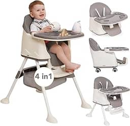 Maxi Baby Cadeira de Alimentação Portátil Bebê Honey (Cinza)